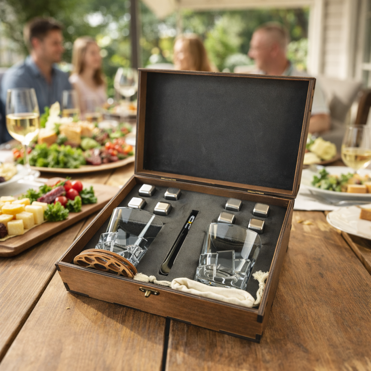 Подарункові набори Moltis Relax Whisky Stones, Saxum 8 шт каменів 