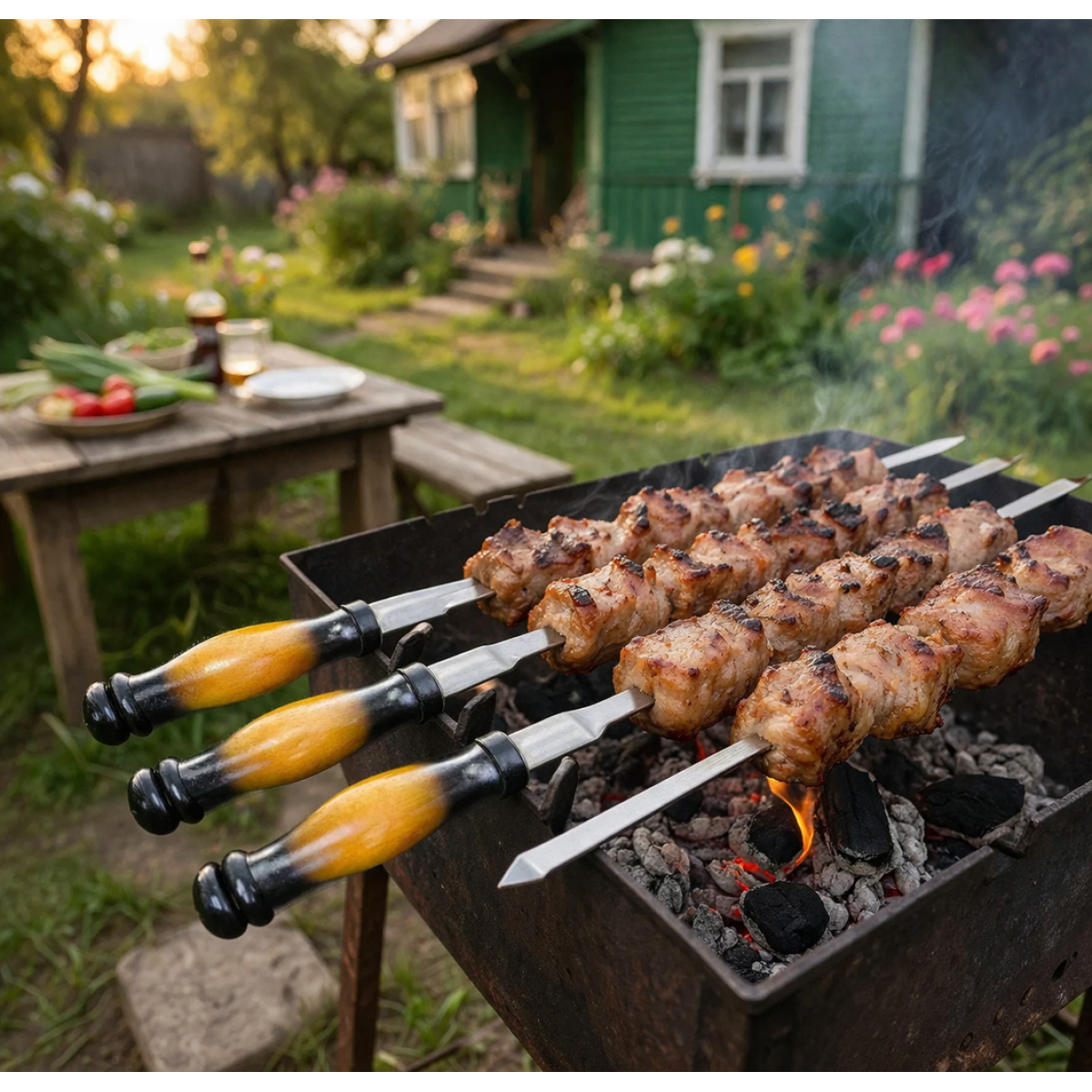 Набір для мангалу та барбекю  — подарунковий комплект для гриля і пікніка