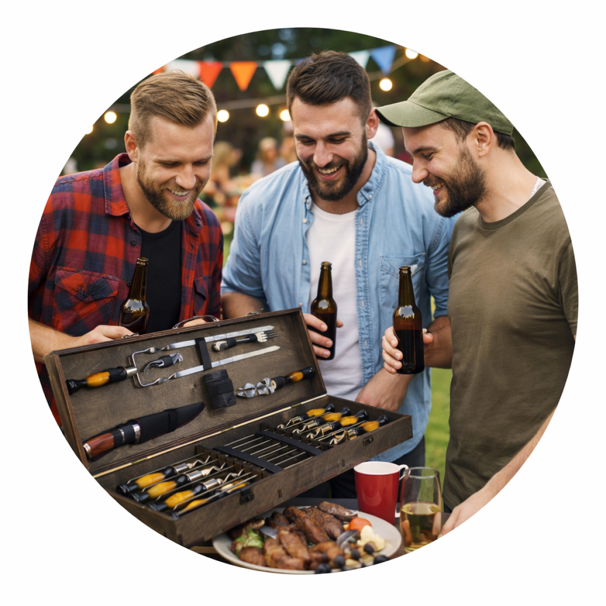 Преміум набір для гриля та шашлику  в кейсі