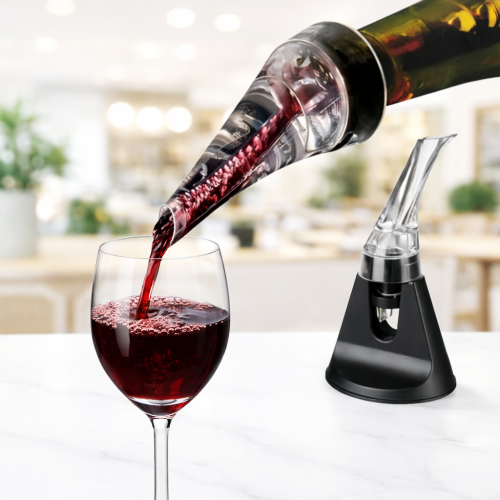 Винний аератор Aroma для вина, з ABS-пластику/акрилове волокно та силікон прозорий