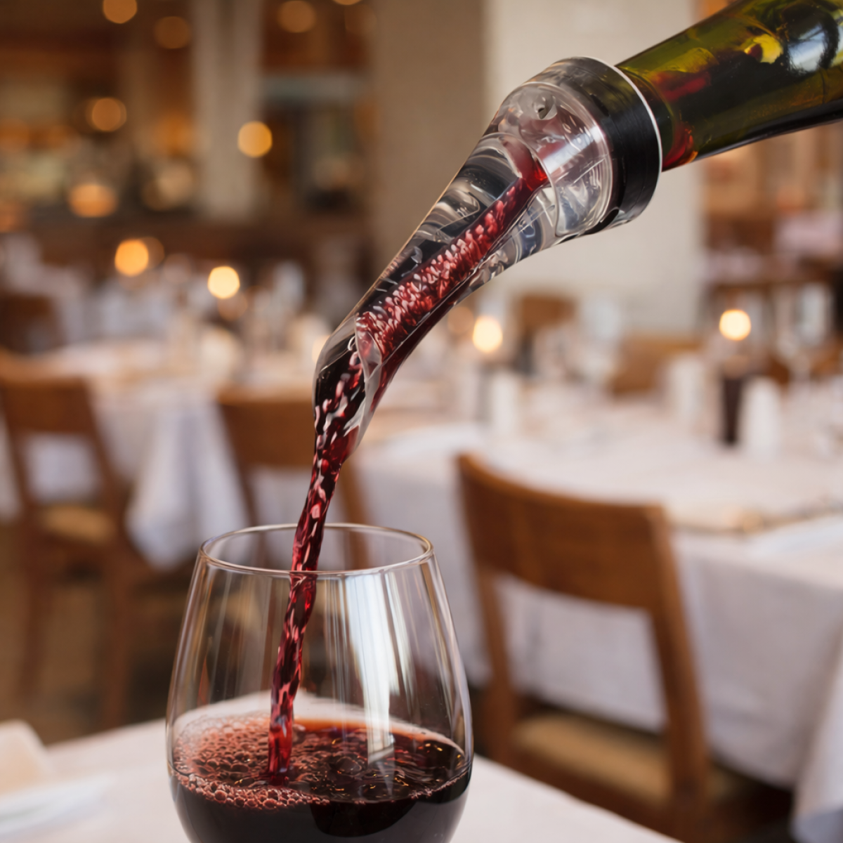 Винний аератор Aroma для вина, з ABS-пластику/акрилове волокно та силікон прозорий