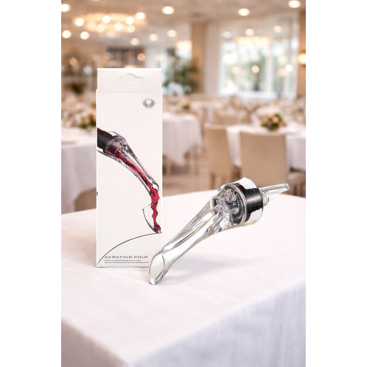 Винний набір Moltis з 3 предметів: штопор, аератор і корок для пляшок. Розкішний подарунковий футляр.