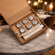 Кубики для віскі Moltis Relax Whiskey Stones Original Wood 6 шт з металу у серебряном цвете (без гравировки) MBS - 10504