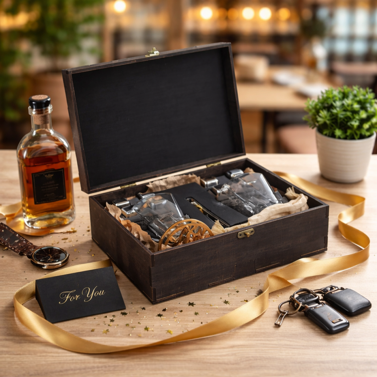 Подарункові набори Moltis Relax Whisky Stones для чоловіків, 8 шт каменів 