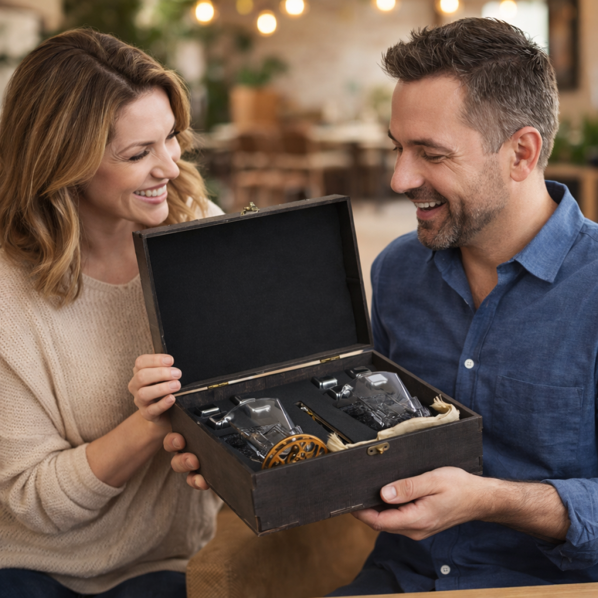 Подарункові набори Moltis Relax Whisky Stones для чоловіків, 8 шт каменів 