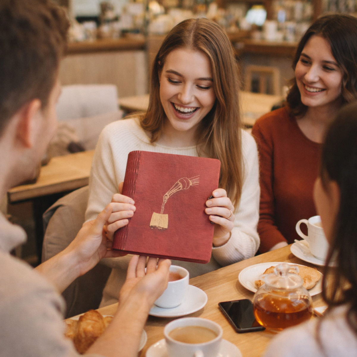 Набір для вина -подарунковий у футлярі-книзі з дерева