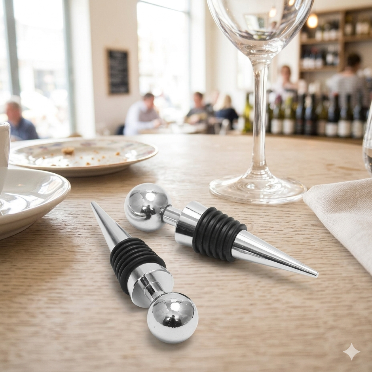 Великий подарунковий набір на 9 предметів у дерев'яному кейсі. Цинковий сплав 10050