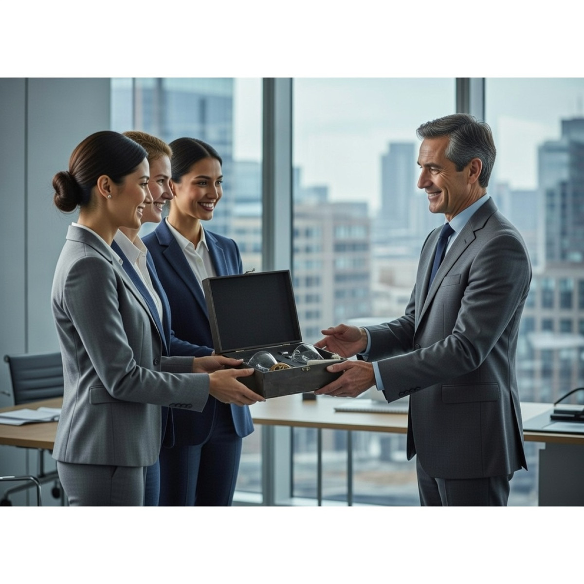 Подарунковий набір для віскі Moltis Relax-1004 у дерев’яній коробці (8 металевих кубиків келихи Quadro) 10065