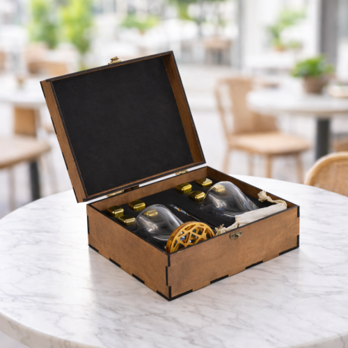 Подарункові набори Relax Whisky Stones для чоловіків, Quadro 8 шт каменів 