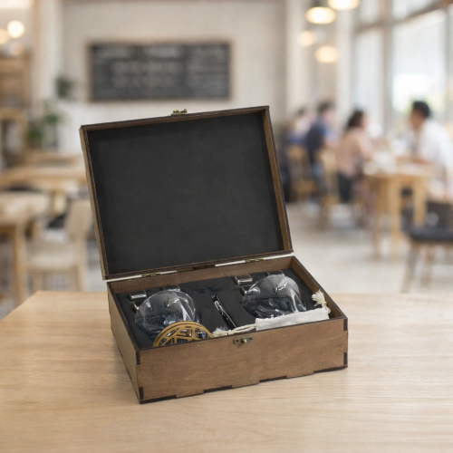 Подарункові набори Moltis Relax Whisky Stones для чоловіків, Quadro 8 шт каменів 