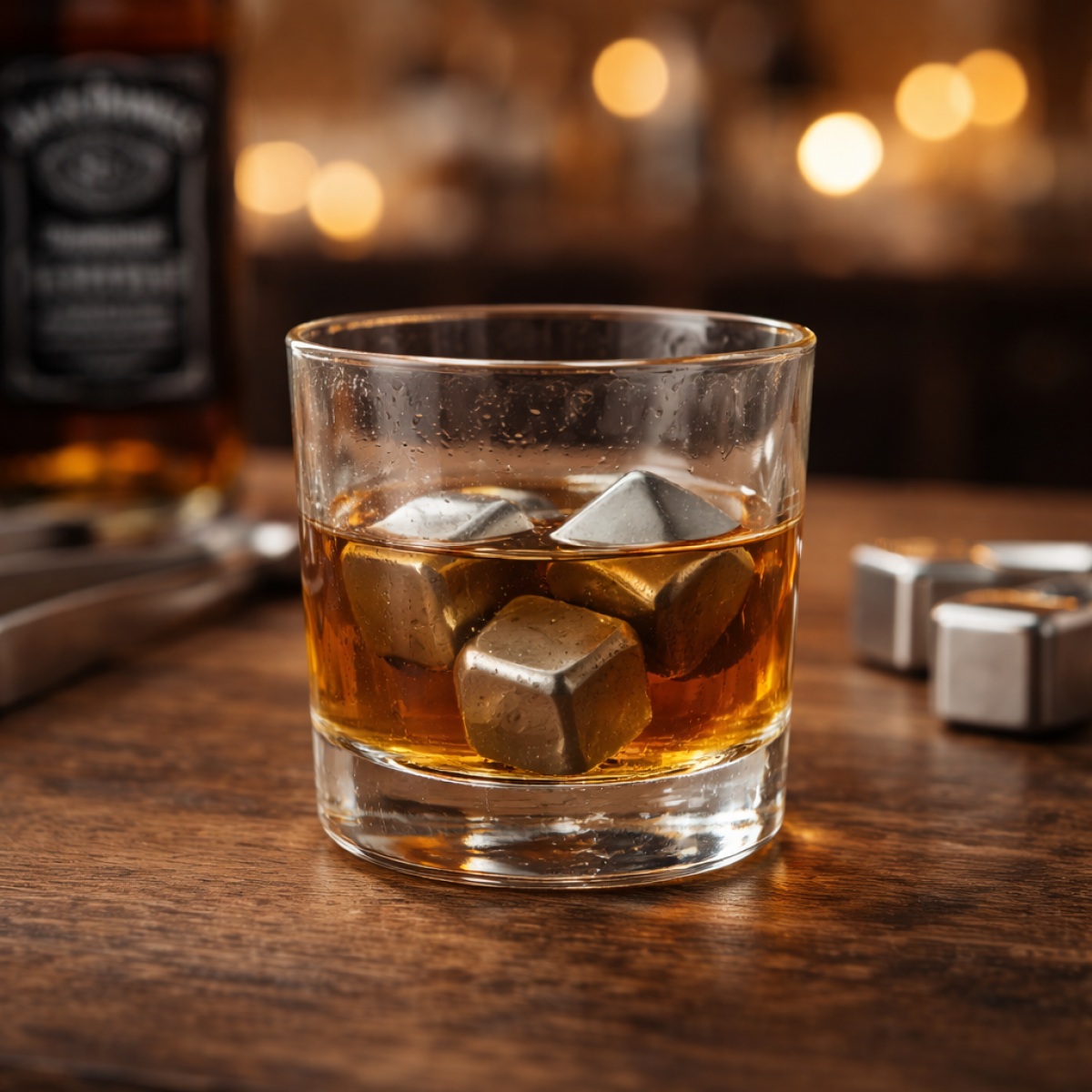 Подарункові набори Moltis Relax Whisky Stones для чоловіків, Quadro 8 шт каменів 