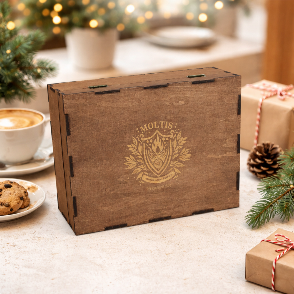 Подарункові набори Moltis Relax Whisky Stones для чоловіків, Quadro 8 шт каменів 