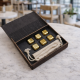 Кубики для віскі Moltis Relax Whiskey Stones Original Wood 6 шт з металу у золотому кольорі MBG - 10508