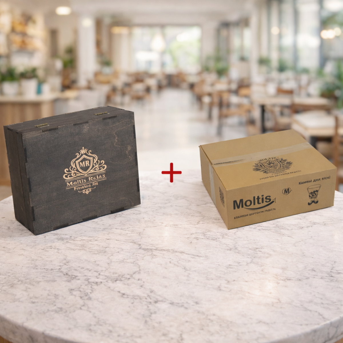 Подарункові набори Moltis Relax Whisky Stones для чоловіків, Quadro 8 шт каменів 