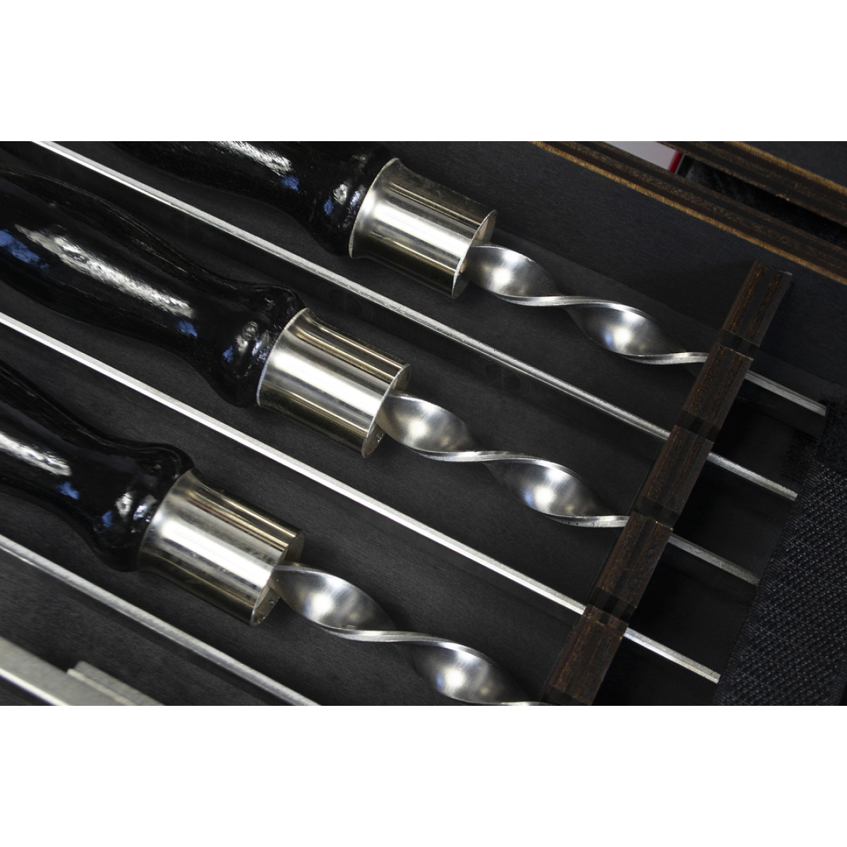 Шашличний набір для гриля та барбекю MT-10537 Темний