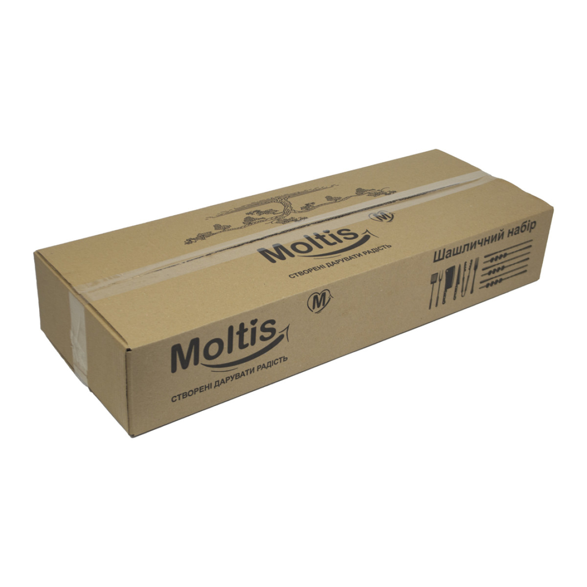 Шашличний набір для гриля та барбекю MT-10537 Темний