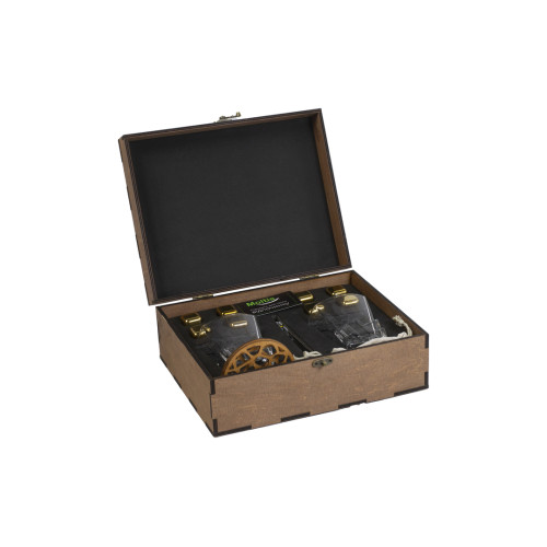 Подарункові набори Moltis Relax Whisky Stones для чоловіків, Quadro 8 шт каменів (MR-1010)