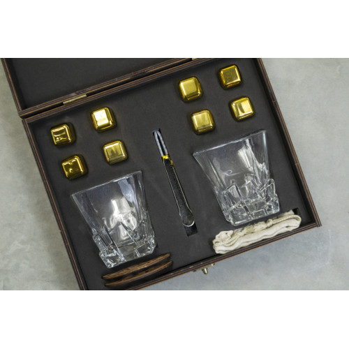 Подарункові набори Moltis Relax Whisky Stones, Saxum 8 шт каменів (MR-1014)