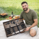 Елітний набір для гриля та мангалу — комплект аксесуарів у кейсі