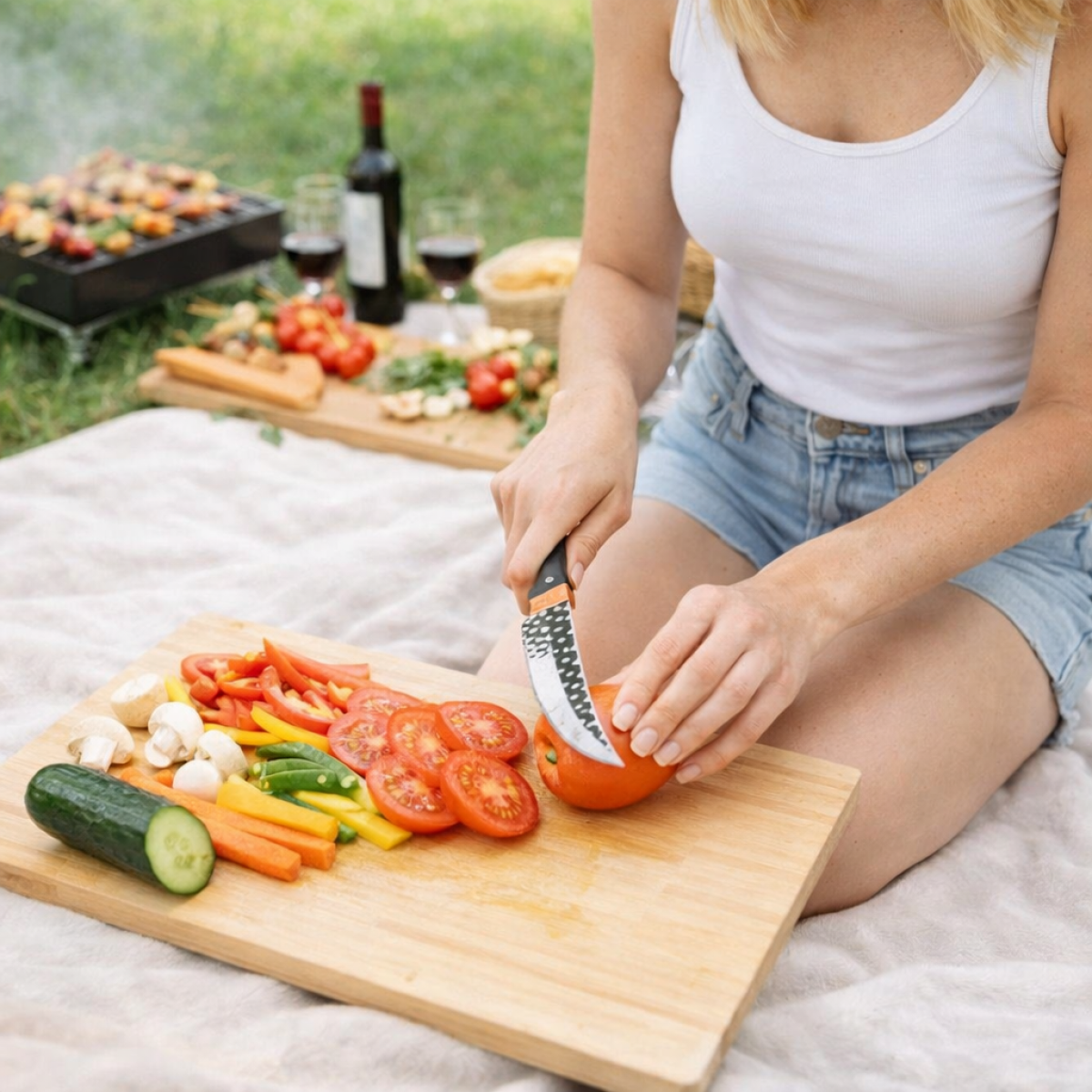 Елітний набір для гриля та мангалу — комплект аксесуарів у кейсі