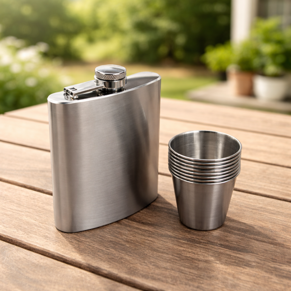 Подарунковий набір для гриля та шашлику  у світлому кейсі