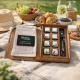 Кубики для віскі Moltis Relax Whiskey Stones Original Wood 8 шт з металу у серебряном цвете (без гравировки) 