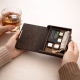 Кубики для віскі Moltis Relax Whiskey Stones Original Wood 6 шт з металу у серебряном цвете (без гравировки) 