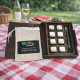 Кубики для віскі Moltis Relax Whiskey Stones Original Wood 8 шт з металу у серебряном цвете (без гравировки) 